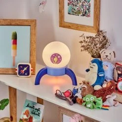 Hofstein Rougemont Tischleuchte LED Blau, 1-flammig -Günstiges Tischlampen Geschäft rougemont tischleuchte h3549926 8