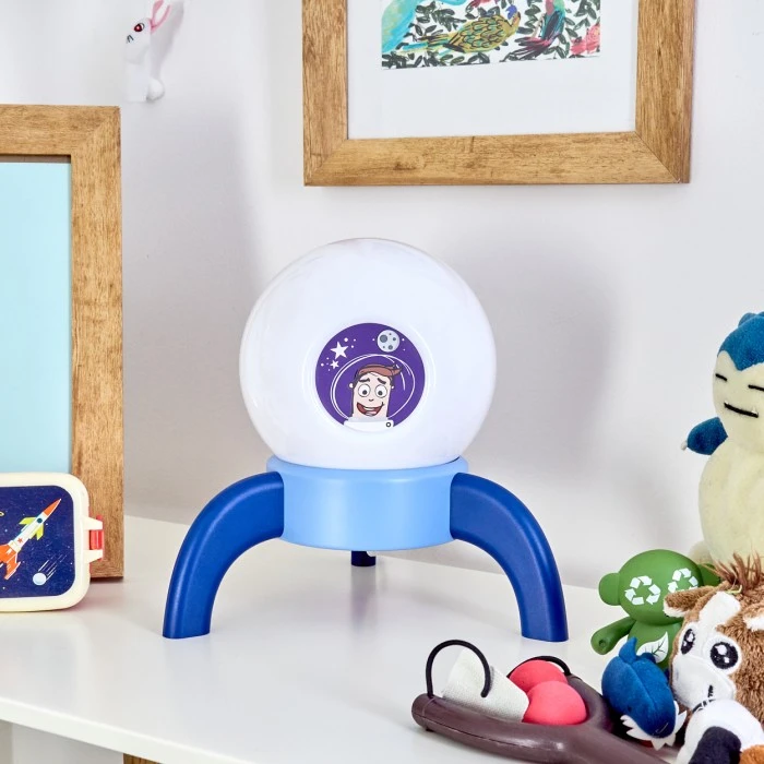 Hofstein Rougemont Tischleuchte LED Blau, 1-flammig 4 Hofstein Rougemont Tischleuchte LED Blau, 1-flammig – Bild 2