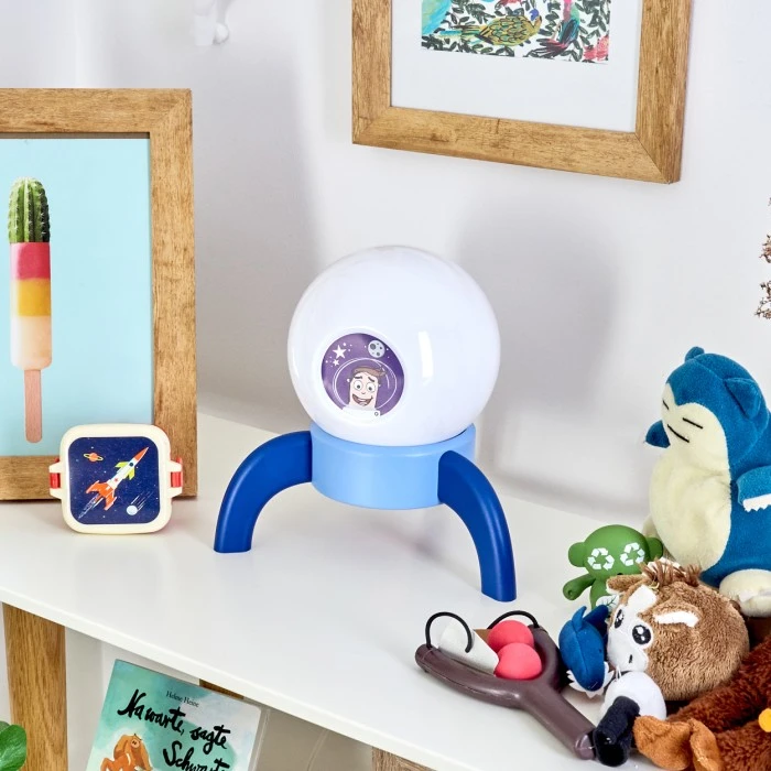 Hofstein Rougemont Tischleuchte LED Blau, 1-flammig 14 Hofstein Rougemont Tischleuchte LED Blau, 1-flammig – Bild 12