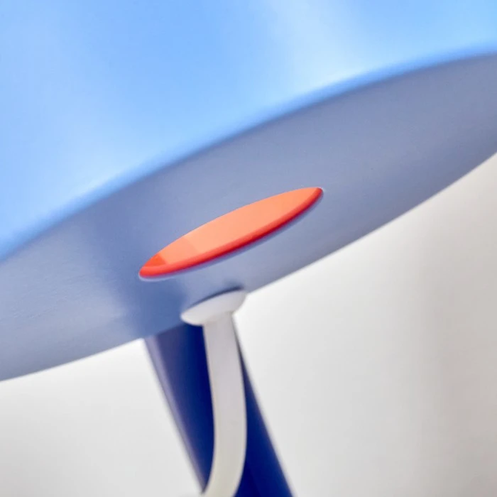 Hofstein Rougemont Tischleuchte LED Blau, 1-flammig 5 Hofstein Rougemont Tischleuchte LED Blau, 1-flammig – Bild 3