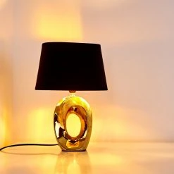 Hofstein Rovio Tischleuchte Gold, 1-flammig 25 Hofstein Rovio Tischleuchte Gold, 1-flammig -Günstiges Tischlampen Geschäft rovio tischleuchte h3282175 6