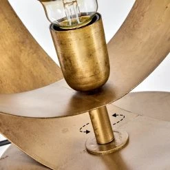 Hofstein Sabuzedo Tischleuchte Altmessing, 1-flammig -Günstiges Tischlampen Geschäft sabuzedo tischleuchte h3597415 5