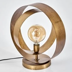 Hofstein Sabuzedo Tischleuchte Altmessing, 1-flammig -Günstiges Tischlampen Geschäft sabuzedo tischleuchte h3597415 7