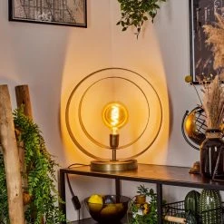 Hofstein Sabuzedo Tischleuchte Altmessing, 1-flammig -Günstiges Tischlampen Geschäft sabuzedo tischleuchte h3597415 8