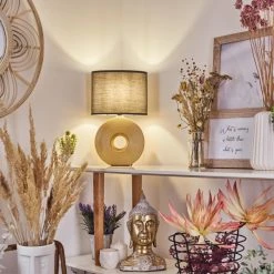 Hofstein Saija Tischleuchte Gold, 1-flammig 28 Hofstein Saija Tischleuchte Gold, 1-flammig -Günstiges Tischlampen Geschäft saija tischleuchte h3576403 12