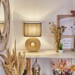 Hofstein Saija Tischleuchte Gold, 1-flammig 22 Hofstein Saija Tischleuchte Gold, 1-flammig -Günstiges Tischlampen Geschäft saija tischleuchte h3576403 6