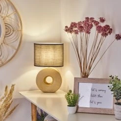 Hofstein Saija Tischleuchte Gold, 1-flammig 24 Hofstein Saija Tischleuchte Gold, 1-flammig -Günstiges Tischlampen Geschäft saija tischleuchte h3576403 8