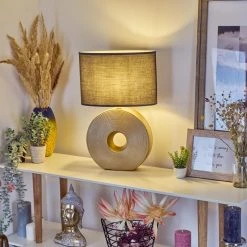 Hofstein Saija Tischleuchte Gold, 1-flammig