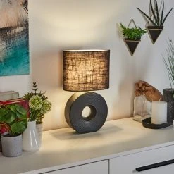 Hofstein Saija Tischleuchte Schwarz, 1-flammig 18 Hofstein Saija Tischleuchte Schwarz, 1-flammig -Günstiges Tischlampen Geschäft saija tischleuchte h3599761 6