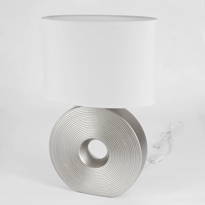 Hofstein Saija Tischleuchte Silber, 1-flammig 7 Hofstein Saija Tischleuchte Silber, 1-flammig – Bild 5