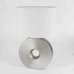 Hofstein Saija Tischleuchte Silber, 1-flammig 23 Hofstein Saija Tischleuchte Silber, 1-flammig -Günstiges Tischlampen Geschäft saija tischleuchte h3600160 7