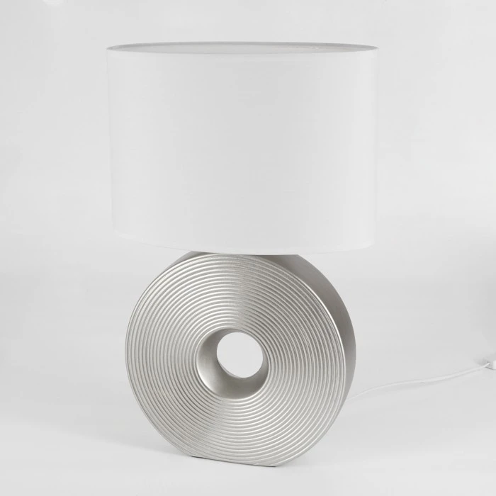 Hofstein Saija Tischleuchte Silber, 1-flammig 10 Hofstein Saija Tischleuchte Silber, 1-flammig – Bild 8