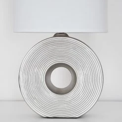 Hofstein Saija Tischleuchte Silber, 1-flammig 17 Hofstein Saija Tischleuchte Silber, 1-flammig -Günstiges Tischlampen Geschäft saija tischleuchte h3600320 2