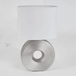 Hofstein Saija Tischleuchte Silber, 1-flammig 22 Hofstein Saija Tischleuchte Silber, 1-flammig -Günstiges Tischlampen Geschäft saija tischleuchte h3600320 7