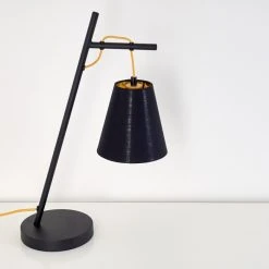 Hofstein Saillon Tischleuchte Schwarz, 1-flammig -Günstiges Tischlampen Geschäft saillon tischleuchte h3262467 do1 8