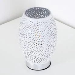 Hofstein Saksborg Tischleuchte Chrom, 1-flammig -Günstiges Tischlampen Geschäft saksborg tischleuchte h3344477 5