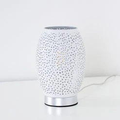 Hofstein Saksborg Tischleuchte Chrom, 1-flammig -Günstiges Tischlampen Geschäft saksborg tischleuchte h3344477 7