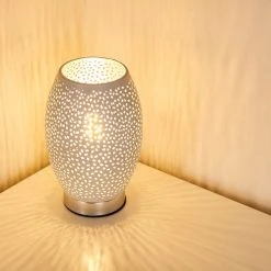 Hofstein Saksborg Tischleuchte Chrom, 1-flammig -Günstiges Tischlampen Geschäft saksborg tischleuchte h3344477 8