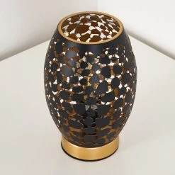 Hofstein Saksborg Tischleuchte Schwarz-Gold, 1-flammig 23 Hofstein Saksborg Tischleuchte Schwarz-Gold, 1-flammig -Günstiges Tischlampen Geschäft saksborg tischleuchte h3344491 3