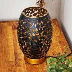 Hofstein Saksborg Tischleuchte Gold, 1-flammig 25 Hofstein Saksborg Tischleuchte Gold, 1-flammig -Günstiges Tischlampen Geschäft saksborg tischleuchte h3377758 7