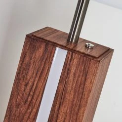 Hofstein Sangineto Tischleuchte Nickel-Matt, Weiß, Holz dunkel, 2-flammig 19 Hofstein Sangineto Tischleuchte Nickel-Matt, Weiß, Holz dunkel, 2-flammig -Günstiges Tischlampen Geschäft sangineto tischleuchte h3453872 5