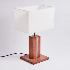 Hofstein Sangineto Tischleuchte Nickel-Matt, Weiß, Holz dunkel, 2-flammig 21 Hofstein Sangineto Tischleuchte Nickel-Matt, Weiß, Holz dunkel, 2-flammig -Günstiges Tischlampen Geschäft sangineto tischleuchte h3453872 7