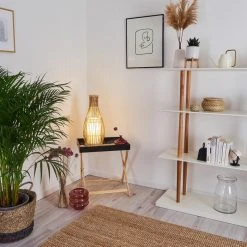 Hofstein Saranda Tischleuchte Braun, 1-flammig -Günstiges Tischlampen Geschäft saranda tischleuchte h3387696 5