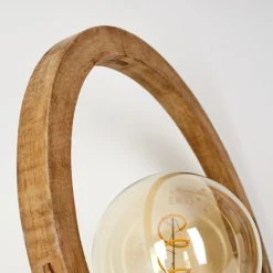 Hofstein Savisto Tischleuchte Altsilber, Naturfarben, 1-flammig -Günstiges Tischlampen Geschäft savisto tischleuchte h3596630 2