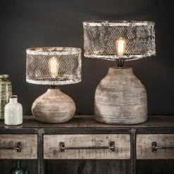 Hofstein Schildwolde Tischleuchte Rostfarben, 1-flammig -Günstiges Tischlampen Geschäft schildwolde tischleuchte h3348444 2