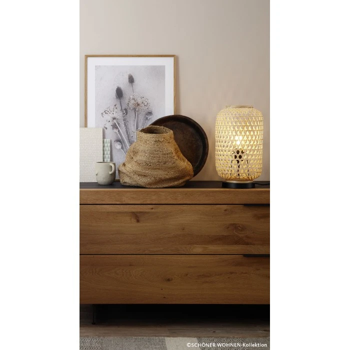 SCHÖNER WOHNEN-Kollektion Tischleuchte CALLA Schwarz, 1-flammig 4 SCHÖNER WOHNEN-Kollektion Tischleuchte CALLA Schwarz, 1-flammig – Bild 2