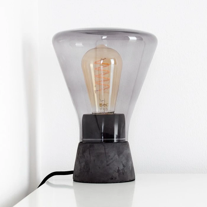 Hofstein Seiryu Tischleuchte Steinoptik, 1-flammig 6 Hofstein Seiryu Tischleuchte Steinoptik, 1-flammig – Bild 4