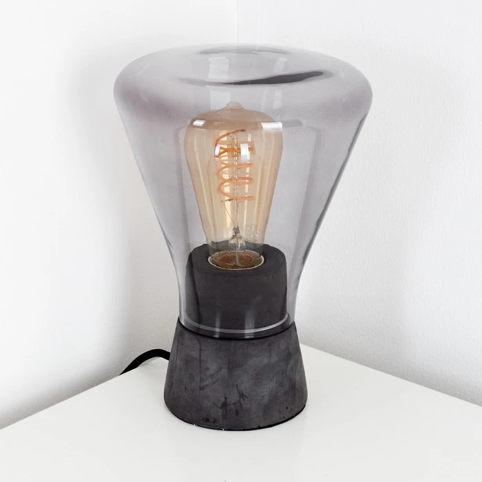 Hofstein Seiryu Tischleuchte Steinoptik, 1-flammig 8 Hofstein Seiryu Tischleuchte Steinoptik, 1-flammig – Bild 6