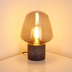 Hofstein Seiryu Tischleuchte Schwarz, Grau, Steinoptik, 1-flammig -Günstiges Tischlampen Geschäft seiryu tischleuchte h3358443 11