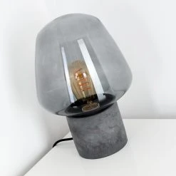 Hofstein Seiryu Tischleuchte Schwarz, Grau, Steinoptik, 1-flammig -Günstiges Tischlampen Geschäft seiryu tischleuchte h3358443 5