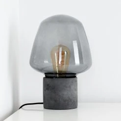 Hofstein Seiryu Tischleuchte Schwarz, Grau, Steinoptik, 1-flammig -Günstiges Tischlampen Geschäft seiryu tischleuchte h3358443 7