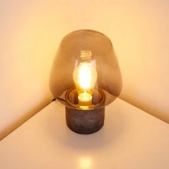 Hofstein Seiryu Tischleuchte Schwarz, Grau, Steinoptik, 1-flammig -Günstiges Tischlampen Geschäft seiryu tischleuchte h3358443 8