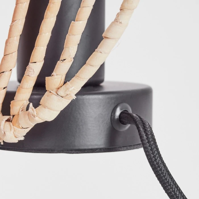 Hofstein Semsales Tischleuchte Schwarz, 1-flammig 8 Hofstein Semsales Tischleuchte Schwarz, 1-flammig – Bild 6