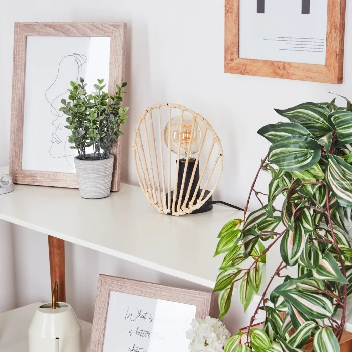 Hofstein Semsales Tischleuchte Schwarz, 1-flammig 12 Hofstein Semsales Tischleuchte Schwarz, 1-flammig – Bild 10