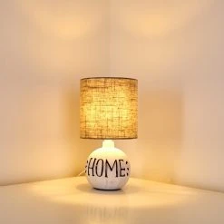 Hofstein Seon HOME Tischleuchte Weiß, 1-flammig -Günstiges Tischlampen Geschäft seon home tischleuchte h3284551 do1 11