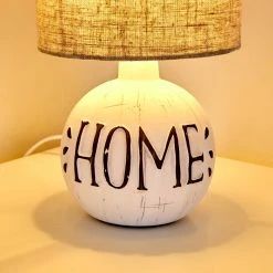 Hofstein Seon HOME Tischleuchte Weiß, 1-flammig -Günstiges Tischlampen Geschäft seon home tischleuchte h3284551 do1 13