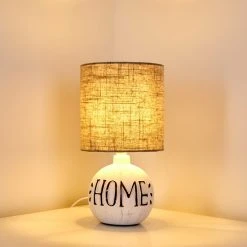 Hofstein Seon HOME Tischleuchte Weiß, 1-flammig -Günstiges Tischlampen Geschäft seon home tischleuchte h3284551 do1 2