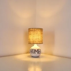 Hofstein Seon HOME Tischleuchte Weiß, 1-flammig -Günstiges Tischlampen Geschäft seon home tischleuchte h3284551 do1 9