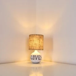 Hofstein Seon LOVE Tischleuchte Weiß, 1-flammig 25 Hofstein Seon LOVE Tischleuchte Weiß, 1-flammig -Günstiges Tischlampen Geschäft seon love tischleuchte h3284612 do1 9