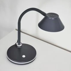 Hofstein Shreveport Tischleuchte LED Anthrazit, Wei&szlig;, 1-flammig -Günstiges Tischlampen Geschäft shreveport tischleuchte h3371046 5