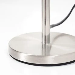 Hofstein Sikala Tischleuchte Nickel-Matt, 1-flammig -Günstiges Tischlampen Geschäft sikala tischleuchte h3589656 5