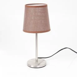 Hofstein Sikala Tischleuchte Nickel-Matt, 1-flammig -Günstiges Tischlampen Geschäft sikala tischleuchte h3589656 7