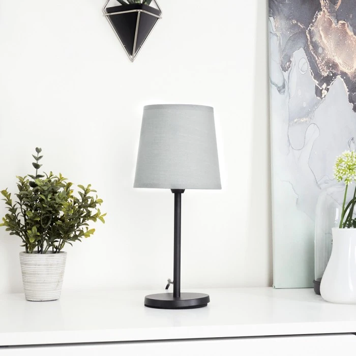 Hofstein Sikala Tischleuchte Schwarz, 1-flammig 4 Hofstein Sikala Tischleuchte Schwarz, 1-flammig – Bild 2