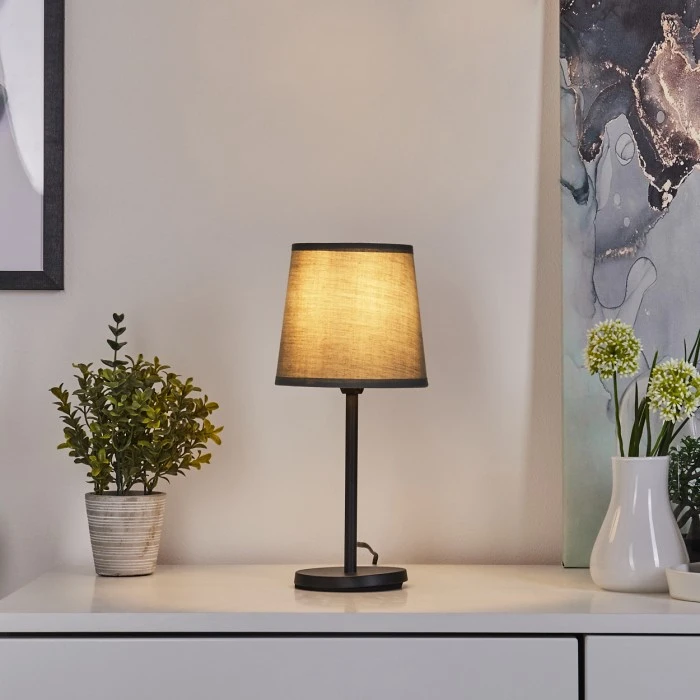 Hofstein Sikala Tischleuchte Schwarz, 1-flammig 11 Hofstein Sikala Tischleuchte Schwarz, 1-flammig – Bild 9