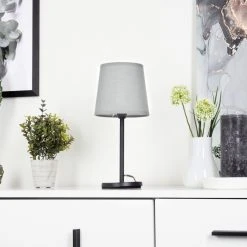 Hofstein Sikala Tischleuchte Schwarz, 1-flammig 23 Hofstein Sikala Tischleuchte Schwarz, 1-flammig -Günstiges Tischlampen Geschäft sikala tischleuchte h3589885 9