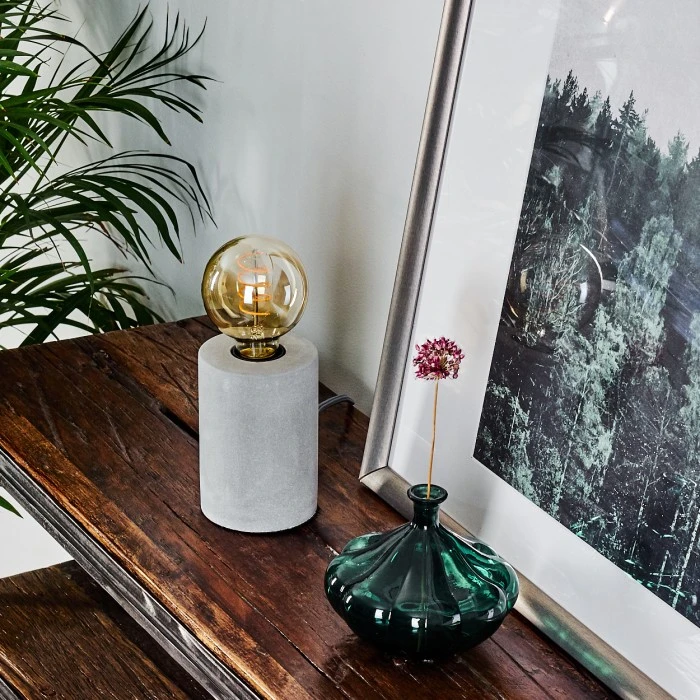 Hofstein Solano Tischleuchte Grau, 1-flammig 13 Hofstein Solano Tischleuchte Grau, 1-flammig – Bild 11